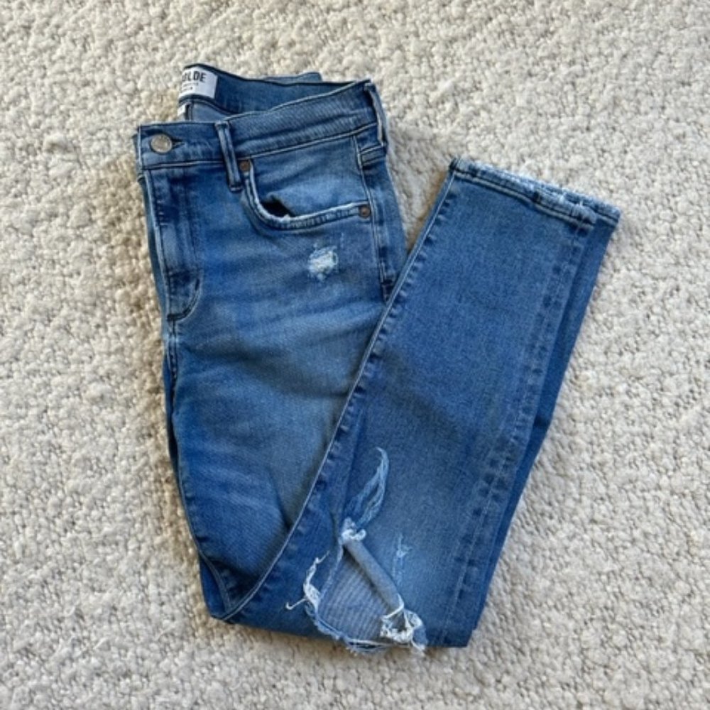 Agolde Size 28 Distessed Jeans